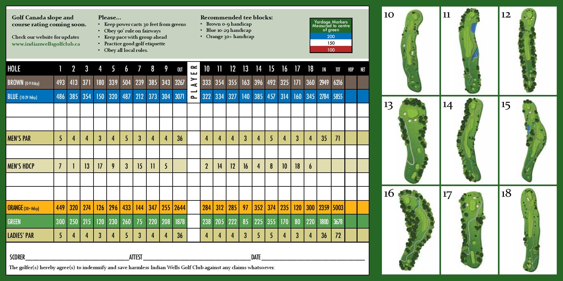 Course Layout Mount Nemo Golf Club